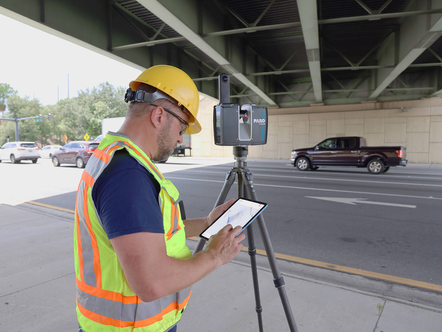 FARO Focus Laser Scanner en captura de entorno